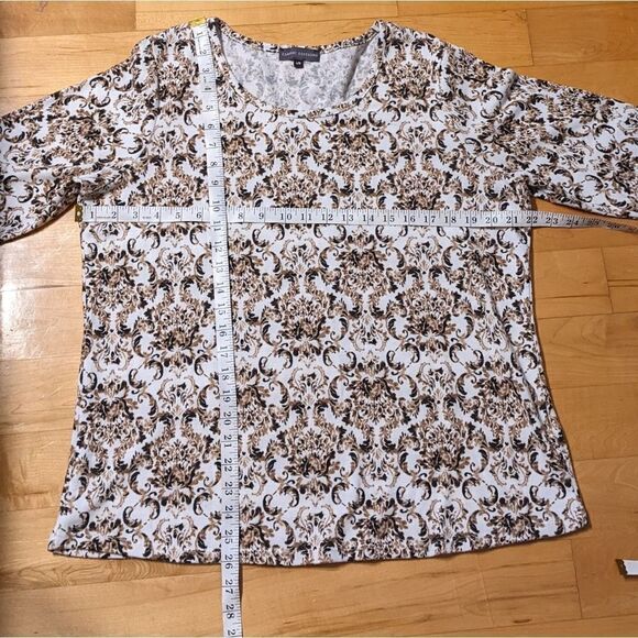Classic editions Barocco boho damask knit shirt Large @F1 - Picture 6 of 11